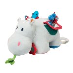 Peluche d'activits axel l'hippo oxybul