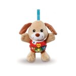 Peluche d'activites chien chant toutou brun - musical, lumineux, parlant - premieres decouvertes - jouet ...