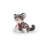 Peluche b�b� l�opard gris