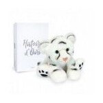 Peluche bébé tigre blanc 18 cm - histoire d'ours Peluche bébé tigre blanc 18 cm - histoire d'ours