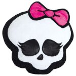Peluche coussin tte de mort monster high