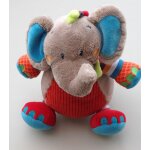 Peluche doudou elphant tex baby