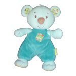 Peluche doudou ours koala panda zen bleu systeme u. 24 cm