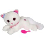 Peluche - gipsy toys - chat cuty bella fashionista - 30cm - blanc rose