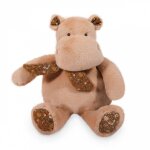 Peluche - hippo bandana - beige