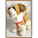 Peluche interactive billy le chien saint bernard Peluche interactive billy le chien saint bernard