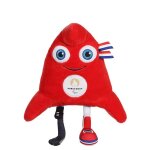 Peluche mascotte jeux paralympiques paris 2024 gipsy toys - 24 cm
