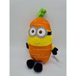 Peluche - tim carotte - minions - 20 cm - jaune - licence moi moche et m�chant