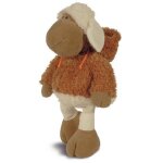 Peluche mouton avec sweat capuche - 15 cm environ [jouet]