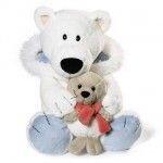 Peluche nici ours polaire et phoque 25 cm