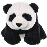 Peluche panda de 30 cm noir blanc