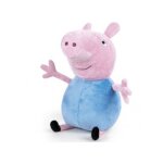 Peluche peppa pig : george 30 cm - peluche licence - cochon - doudou enfant