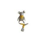 Peluche souris collection les longues pattes 33 cm comme neuf les petites marie