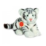 Peluche tigre blanc 23 cm - hermann teddy