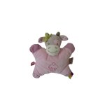 Peluche vache 26 cm nattou collection manon et alize ¿ grelot fleurs gteau ¿ comme neuf