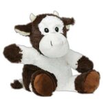Pelucho bouillotte peluche vache