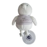 Petit bateau - doudou mon poussin blanc tee shirt gris