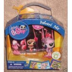 Petshop flamant rose postcard #1438