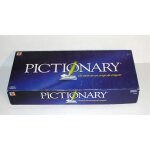 Pictionary un mot en un coup de crayon boite bleu mattel 2002