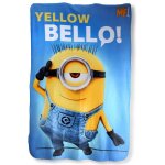 Plaid polaire anti - peluche 100 x 150 cm minions