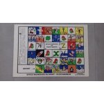 Plateau jeu de l'oie en carton