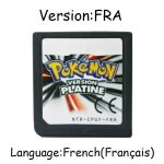 Platinum fra cartouche de jeu pokemon series ds, carte console de jeu vidéo, platine, perle, diamant, ... Platinum fra cartouche de jeu pokemon series ds, carte console de jeu vidéo, platine, perle, diamant, ...