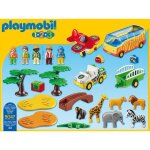 Playmobil 123 5047 - coffret animaux de la savane avec gardien et touristes