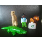 Playmobil 123 6744 - vtrinaire et animaux sauvages