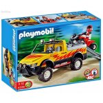 Playmobil 4228 pick - up et quad de course rouge