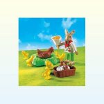 Playmobil 4452 - maman lapin, poule et poussins - la vie a la ferme