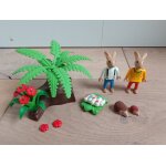 Playmobil - 4454 - la vie la ferme - enfants lapins et herissons