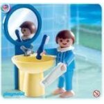 Playmobil - 4661 - la maison moderne - - l'enfant : lavabo + miroir