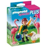 Playmobil 4758 - gardien de zoo avec flamants roses et p�licans