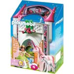 Playmobil - 4777 - jeu de construction - donjon de la licorne transportable