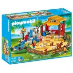 Playmobil - 4851 - jeu de construction - parc animalier avec famille
