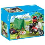 Playmobil 5438 - motard et tente de camping