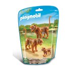 Playmobil 6645 - couple de tigres avec b�b�