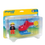 Playmobil 6789 - pompier avec hélicoptère 1. 2. 3 Playmobil 6789 - pompier avec hélicoptère 1. 2. 3
