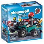 Playmobil 6879 - quad avec treuil et bandit