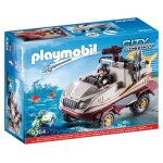 Playmobil 9364 - vhicule amphibie et bandit