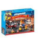 Playmobil 9486 - calendrier de l'avent pompiers incendie chantier