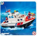 Playmobil city action 4448 - gardes - côte et bateau Playmobil city action 4448 - gardes - côte et bateau