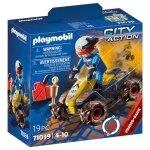 Playmobil city action 71039 - pilote et quad