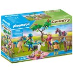 Playmobil country 71239 - cavaliers, chevaux et pique - nique