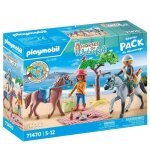 Playmobil horses of waterfall 71470 - promenade � cheval (pack de d�marrage)
