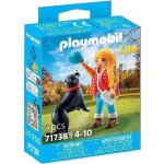 Playmobil my life 71738 - jeune fille avec chien de montagne