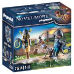 Playmobil novelmore 71214 - chevalier novelmore et mannequin d'entrainement