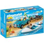 Playmobil summer fun 6864 - voiture avec bateau et moteur submersible