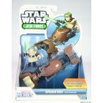 Playskool heroes - star wars - barc speeder bike d'anakin skywalker - figurine et vhicule