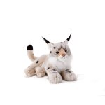 Plush & company 15743 40 cm  vasaky neige lynx  jouet en peluche